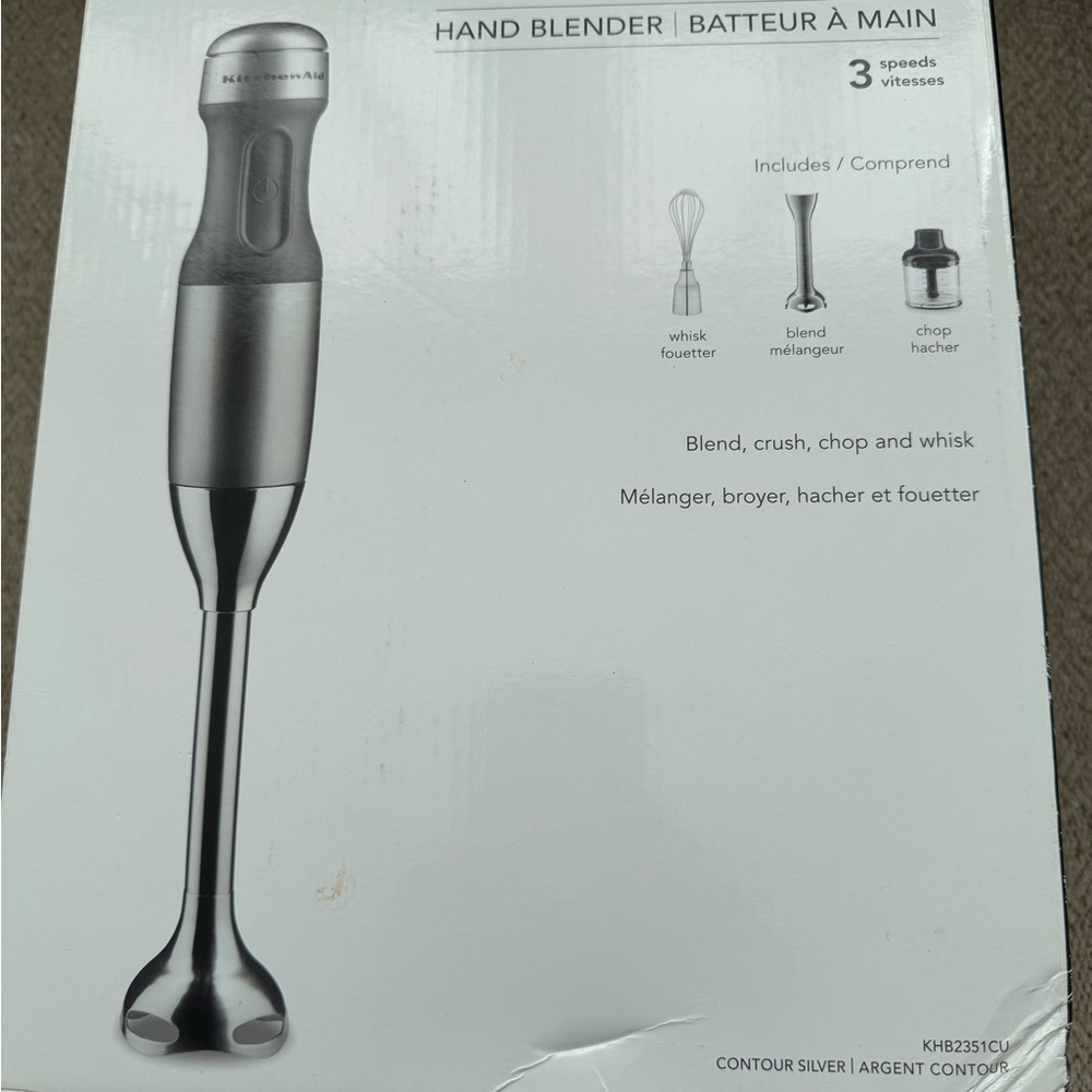KitchenAid Silver Hand Blender